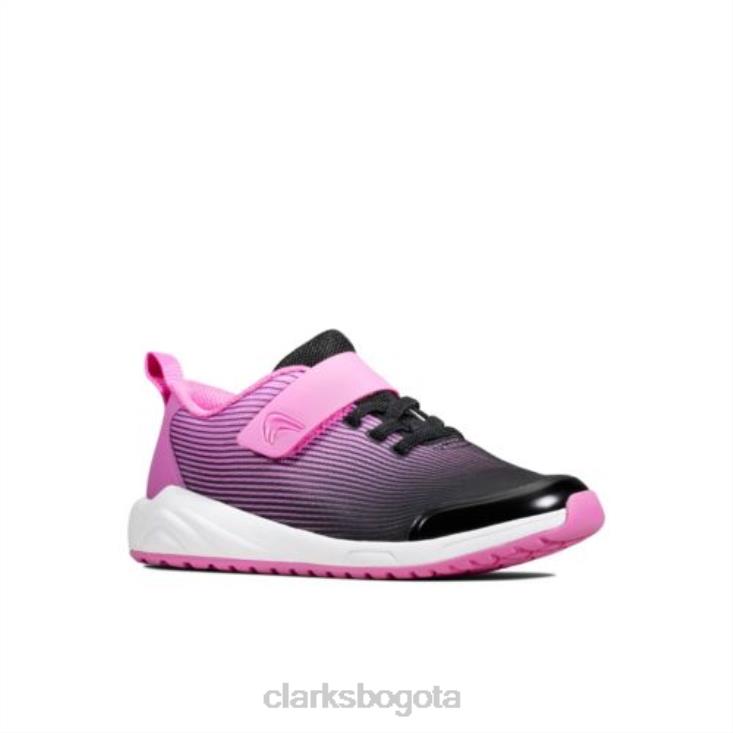 Clarks 0DX8L4750 aeon pace jnr f fit clarks rosas unisexo rosa