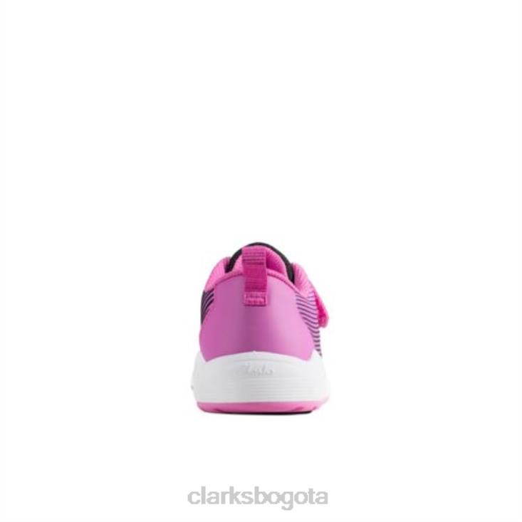 Clarks 0DX8L4750 aeon pace jnr f fit clarks rosas unisexo rosa