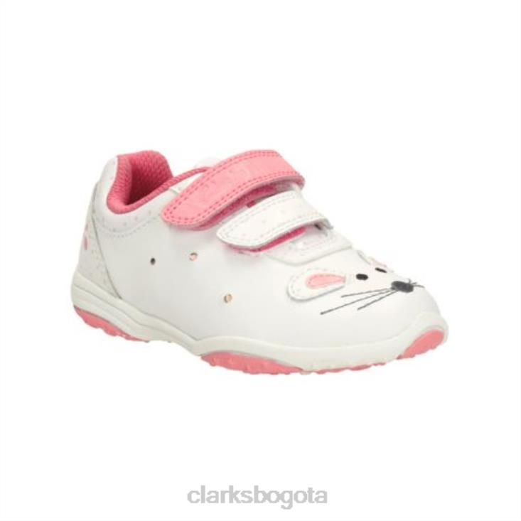 Clarks 0DX8L4754 clarks risas arriba fst g fit blanco unisexo blanco