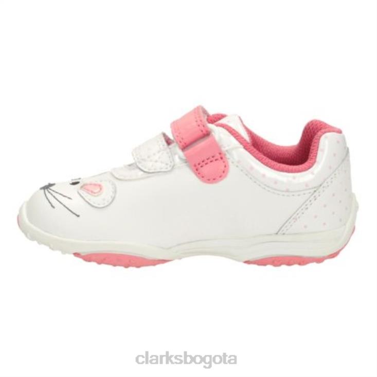 Clarks 0DX8L4754 clarks risas arriba fst g fit blanco unisexo blanco