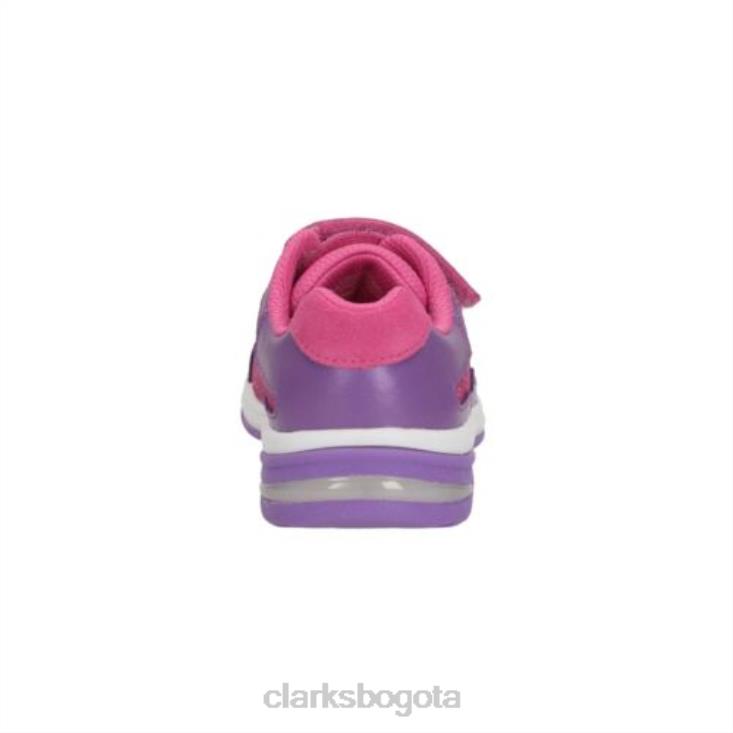 Clarks 0DX8L4758 piper ace pre g fit clarks morados unisexo púrpura