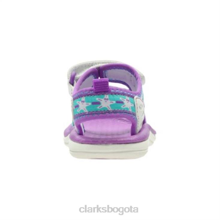 Clarks 0DX8L4762 clarks star games fst f fit blanco textil niños textil blanco