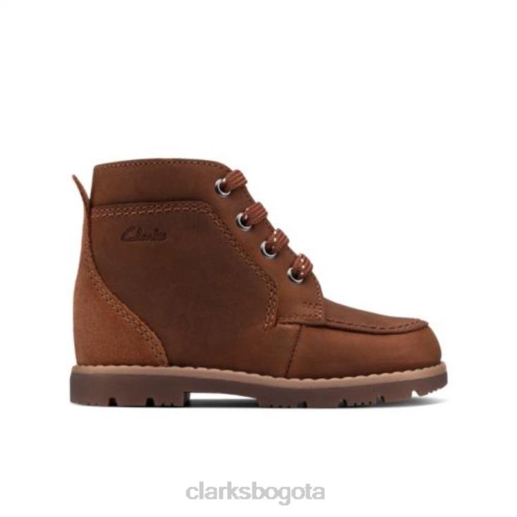 Clarks 0DX8L4783 heath dash fst h fit clarks cuero tostado unisexo cuero marrón