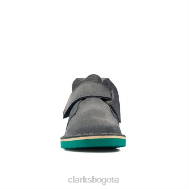 Clarks 0DX8L4789 desert boot2 fst g fit clarks gris oscuro niños gris oscuro