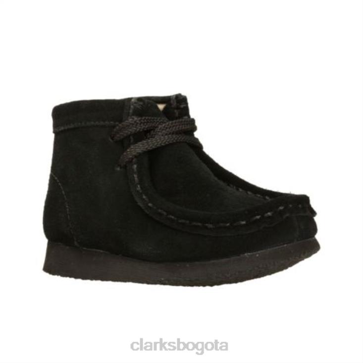 Clarks 0DX8L4790 wallabee bt inf g fit negro sde clarks unisexo negro