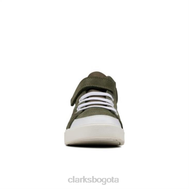 Clarks 0DX8L4794 clarks city hop inf g fit camuflaje oliva unisexo camuflaje oliva