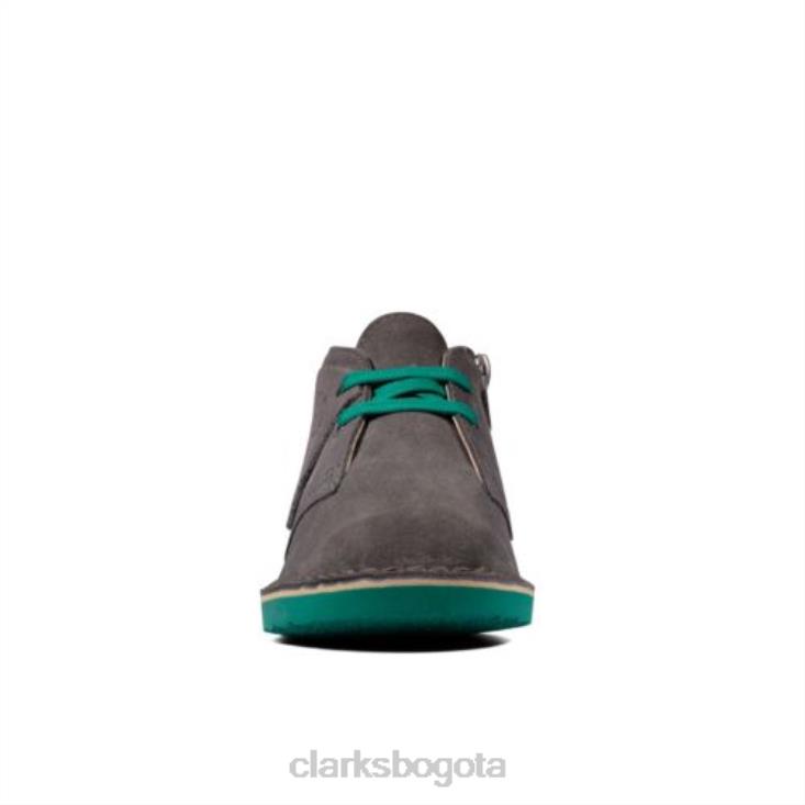 Clarks 0DX8L4795 clarks desert boot2 jnr g fit gris oscuro niños gris oscuro