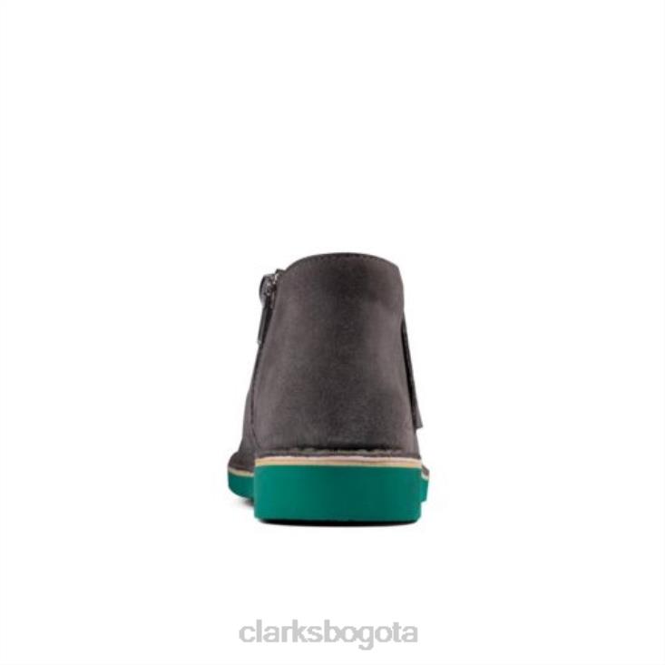Clarks 0DX8L4795 clarks desert boot2 jnr g fit gris oscuro niños gris oscuro