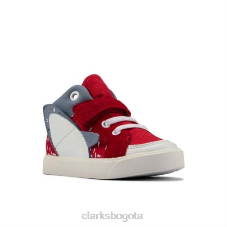 Clarks 0DX8L4796 clarks lona roja city pop fst g fit unisexo lona roja