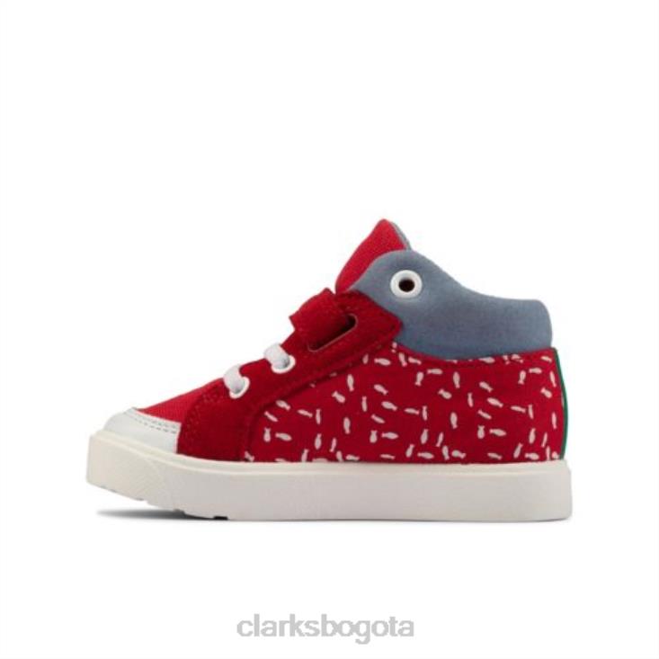 Clarks 0DX8L4796 clarks lona roja city pop fst g fit unisexo lona roja