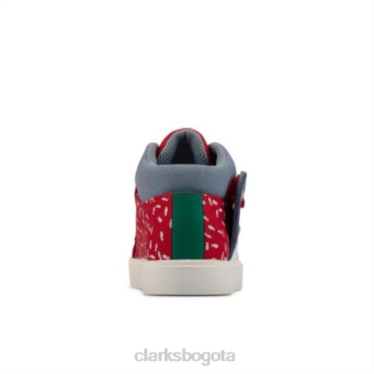 Clarks 0DX8L4796 clarks lona roja city pop fst g fit unisexo lona roja