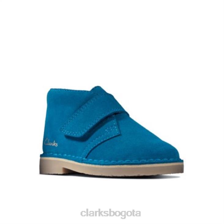 Clarks 0DX8L4797 desert boot2 fst g fit clarks ante azul niños gamuza azul