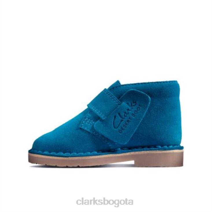 Clarks 0DX8L4797 desert boot2 fst g fit clarks ante azul niños gamuza azul