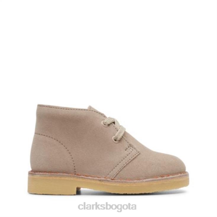Clarks 0DX8L4798 bota desierto inf g fit arena gamuza clarks niños gamuza arena