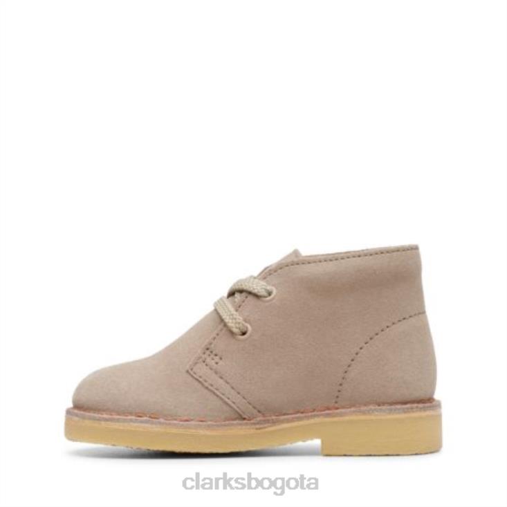 Clarks 0DX8L4798 bota desierto inf g fit arena gamuza clarks niños gamuza arena