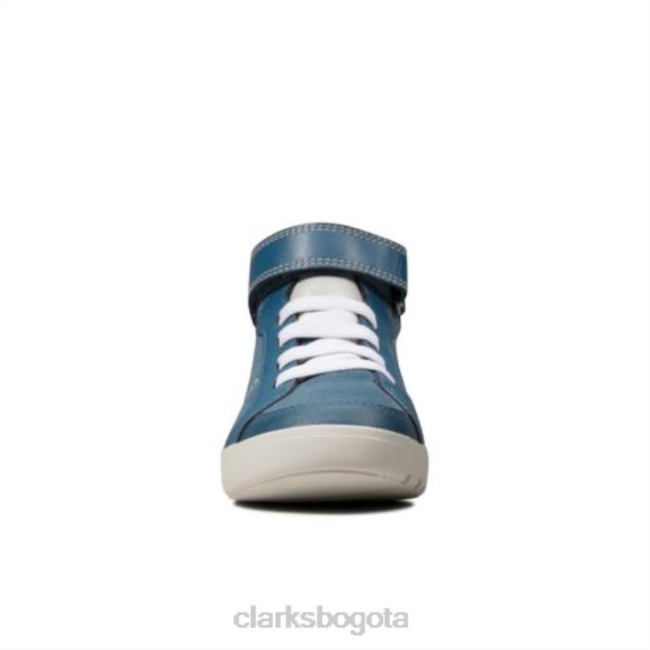 Clarks 0DX8L4799 emery beat inf f fit clarks ante azul unisexo gamuza azul