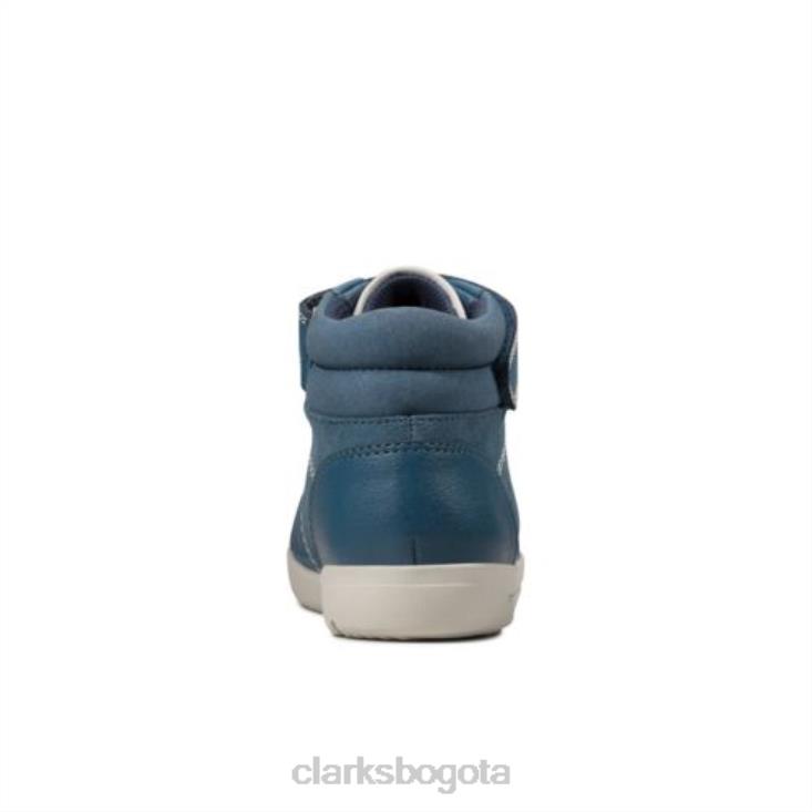Clarks 0DX8L4799 emery beat inf f fit clarks ante azul unisexo gamuza azul