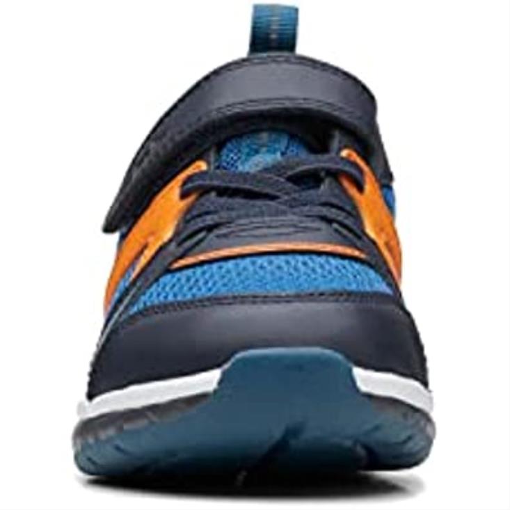 Clarks 0DX8L480 clarks spark flash ko azul combinación materiales niño zapatillas niño niños