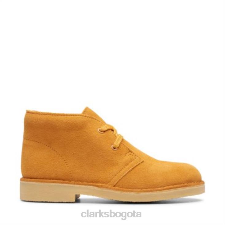 Clarks 0DX8L4800 clarks desert bootjnr g fit cúrcuma niños cúrcuma