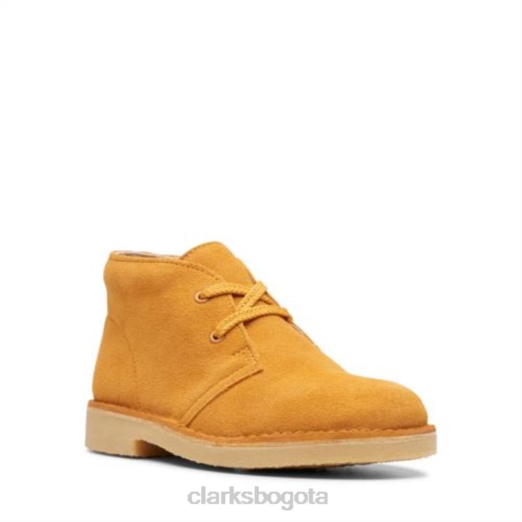 Clarks 0DX8L4800 clarks desert bootjnr g fit cúrcuma niños cúrcuma