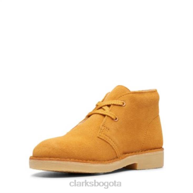 Clarks 0DX8L4800 clarks desert bootjnr g fit cúrcuma niños cúrcuma
