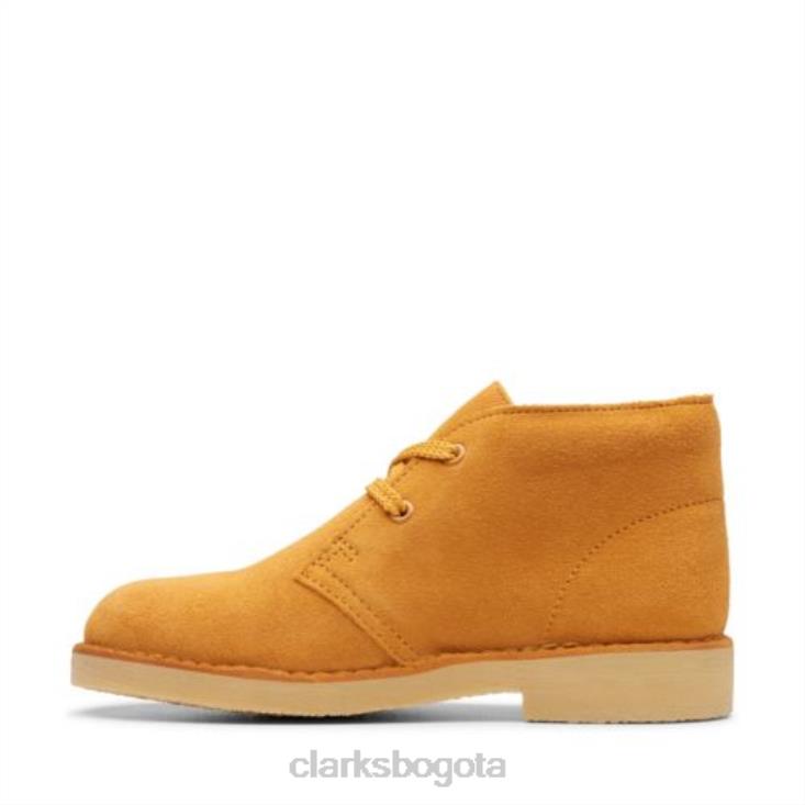 Clarks 0DX8L4800 clarks desert bootjnr g fit cúrcuma niños cúrcuma