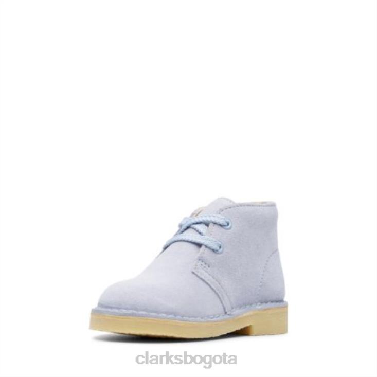 Clarks 0DX8L4801 botas clarks cool blue desert inf g fit niños azul fresco