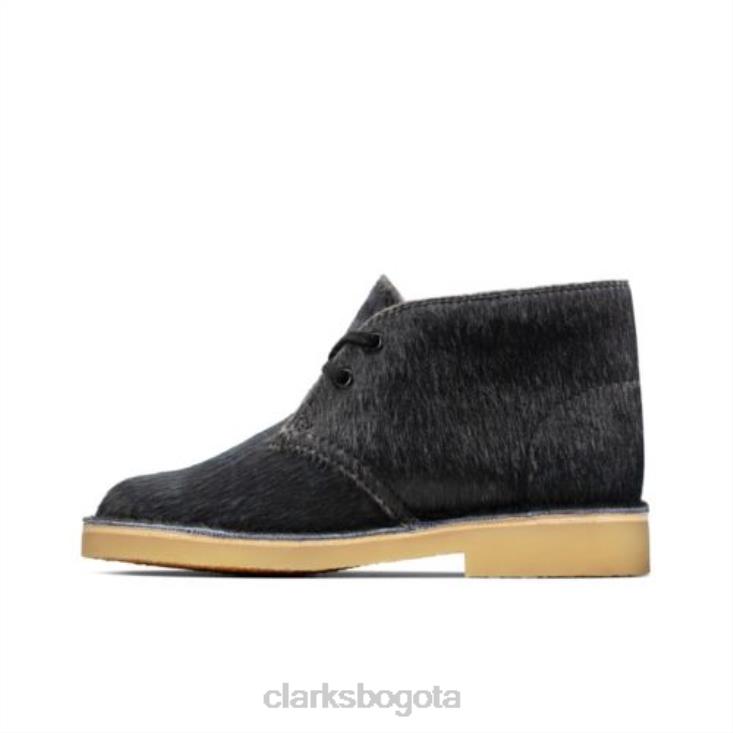 Clarks 0DX8L4802 bota clarks desert jnr g fit negro interés niños interés negro