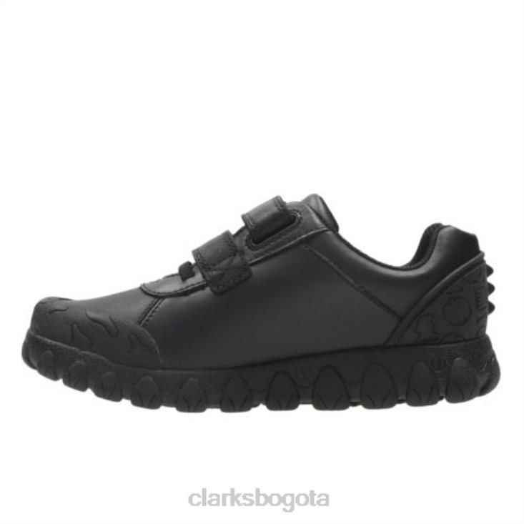 Clarks 0DX8L4804 tyrex ride inf h fit cuero negro clarks unisexo cuero negro