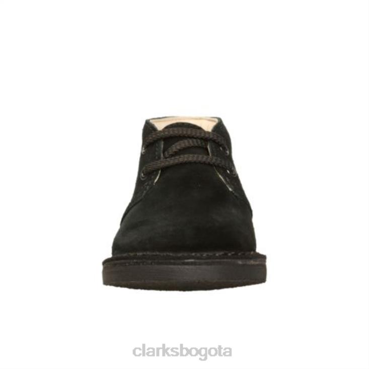 Clarks 0DX8L4808 botas clarks desert de gamuza negra fst g fit niños ante negro