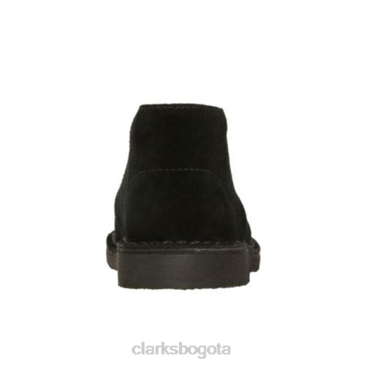 Clarks 0DX8L4808 botas clarks desert de gamuza negra fst g fit niños ante negro