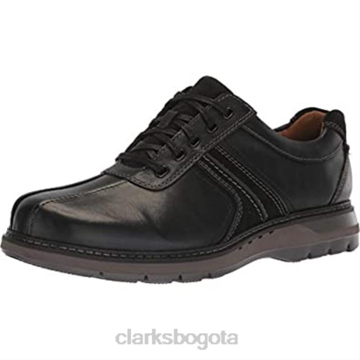 Clarks 0DX8L481 Zapatilla clarks un ramble go de cuero negro para hombre hombres cuero negro