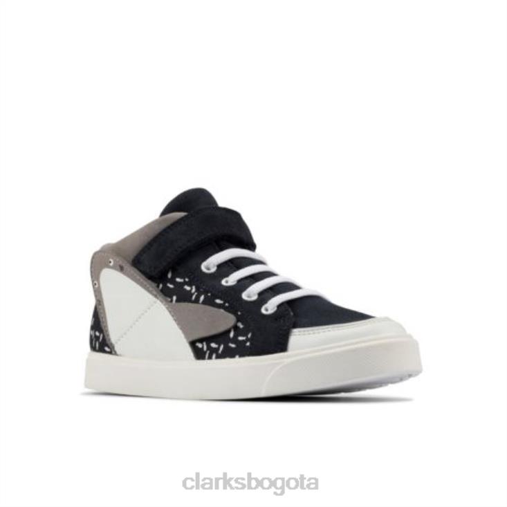 Clarks 0DX8L4812 clarks combi city hop inf g fit azul marino niños combinado azul marino