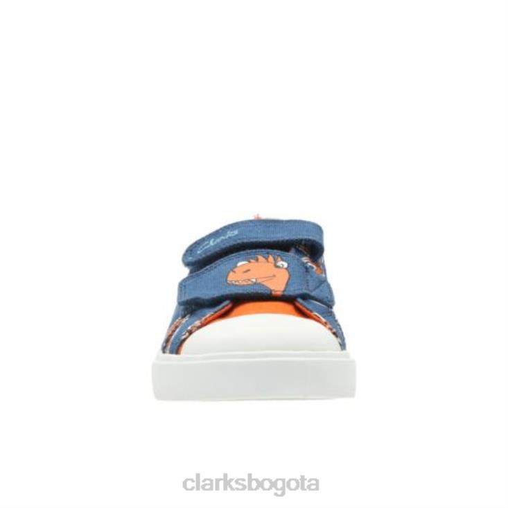 Clarks 0DX8L4814 tricer rugido inf f fit blue clarks niños azul