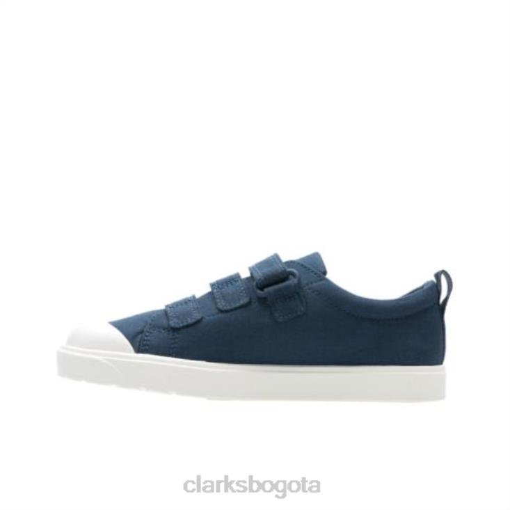 Clarks 0DX8L4824 camuflaje azul marino clarks city flare lo inf g fit niños camuflaje azul marino