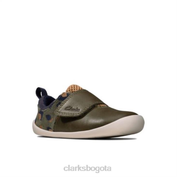 Clarks 0DX8L4828 oliva camo roamer sport fst f fit clarks niños camuflaje oliva