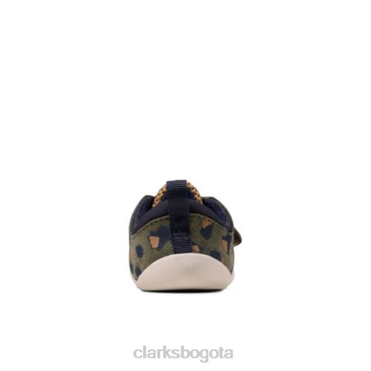 Clarks 0DX8L4828 oliva camo roamer sport fst f fit clarks niños camuflaje oliva