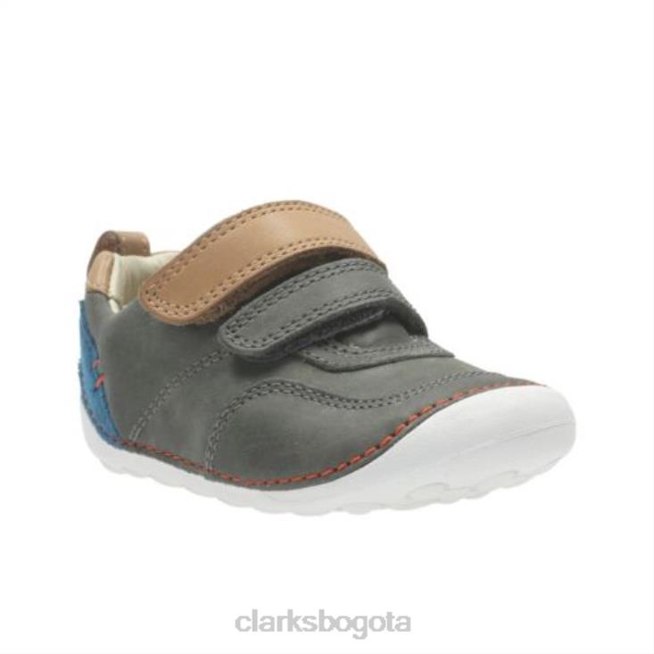 Clarks 0DX8L4832 clarks grises ti ny aspire fst g fit niños gris
