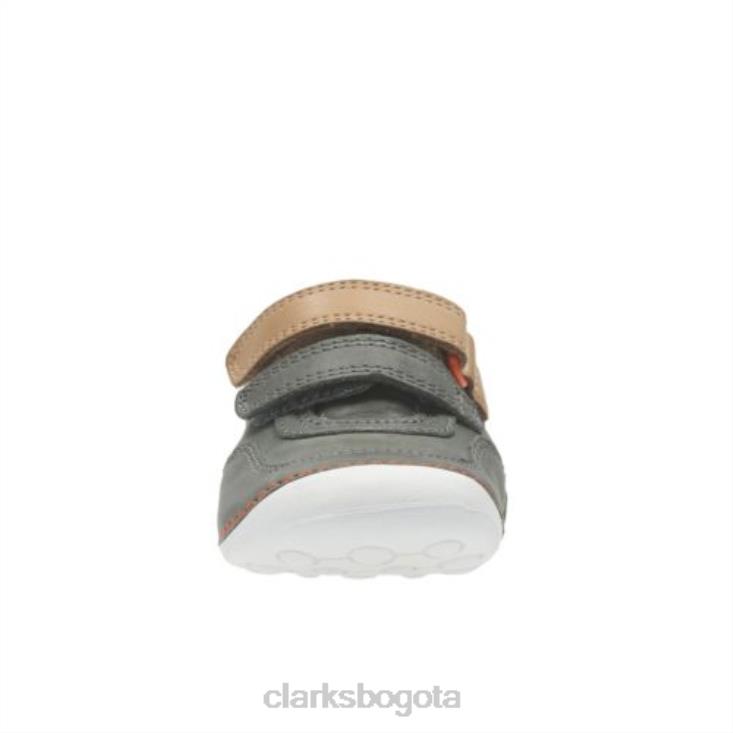 Clarks 0DX8L4832 clarks grises ti ny aspire fst g fit niños gris