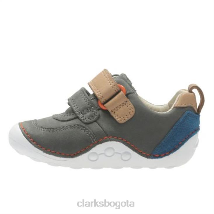 Clarks 0DX8L4832 clarks grises ti ny aspire fst g fit niños gris