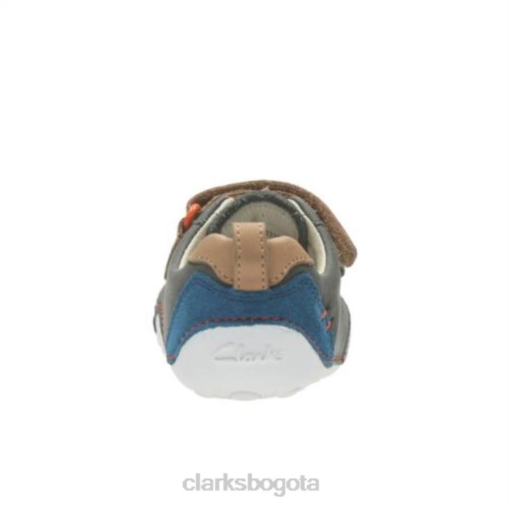 Clarks 0DX8L4833 clarks gris ti ny aspire fst f fit niños gris