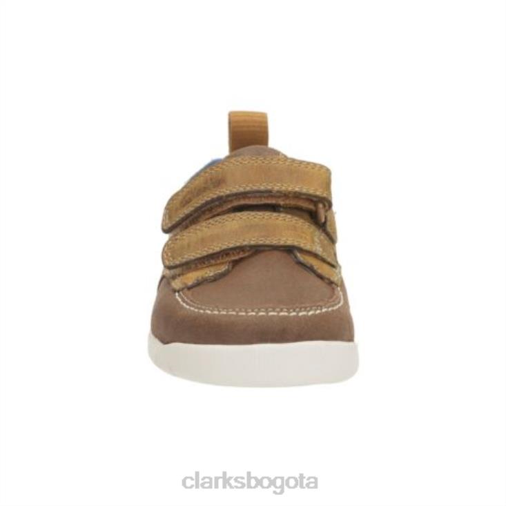 Clarks 0DX8L4841 clarks tan grade walk fst h fit niños broncearse