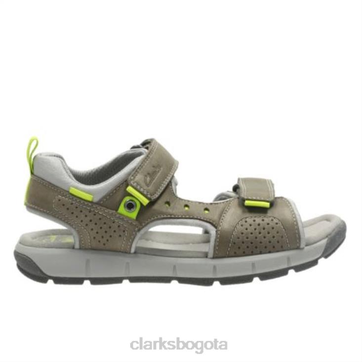 Clarks 0DX8L4848 clarks grises jolly wild jnr g fit unisexo gris