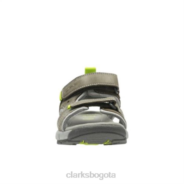 Clarks 0DX8L4848 clarks grises jolly wild jnr g fit unisexo gris