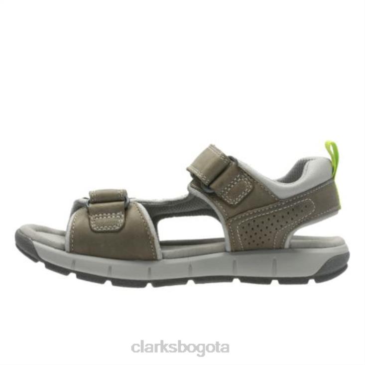 Clarks 0DX8L4848 clarks grises jolly wild jnr g fit unisexo gris