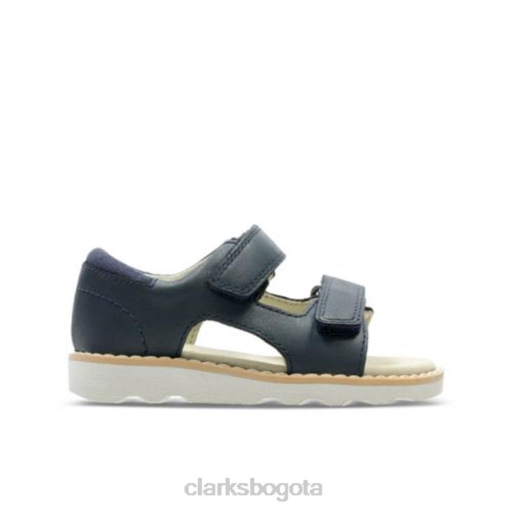 Clarks 0DX8L4855 raíz de la corona inf g fit clarks cuero azul marino unisexo cuero azul marino