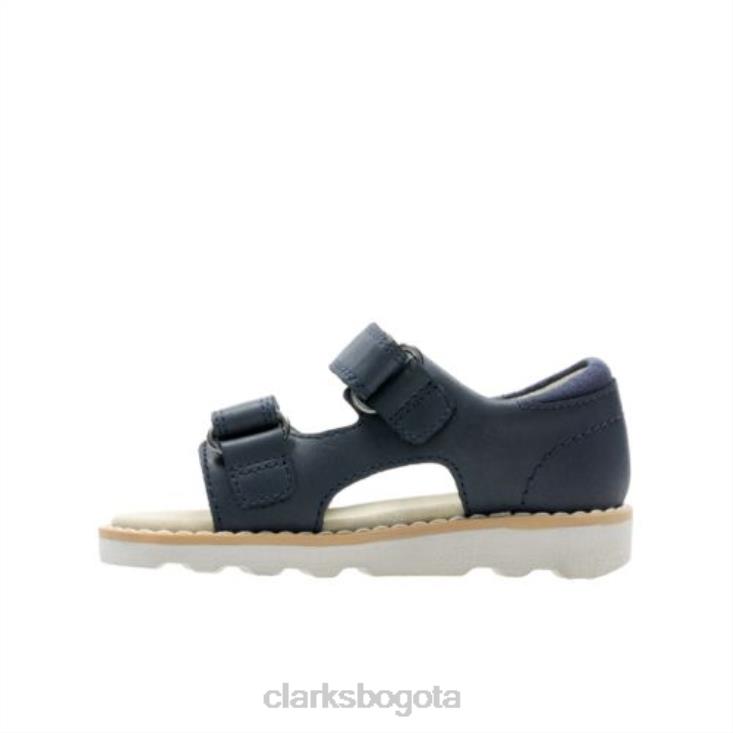 Clarks 0DX8L4855 raíz de la corona inf g fit clarks cuero azul marino unisexo cuero azul marino