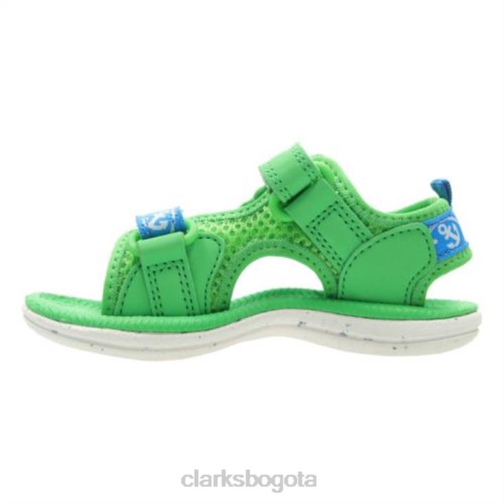 Clarks 0DX8L4861 movello 15 inf f fit clarks verde unisexo verde