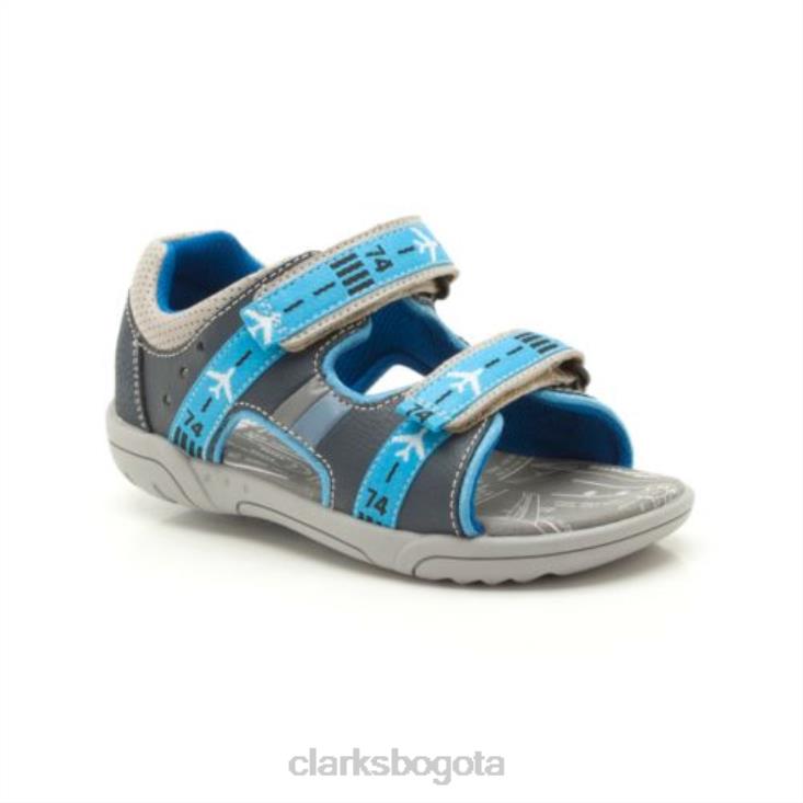 Clarks 0DX8L4863 ala bay pre g fit clarks cuero azul marino unisexo cuero azul marino