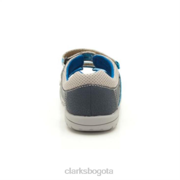 Clarks 0DX8L4863 ala bay pre g fit clarks cuero azul marino unisexo cuero azul marino